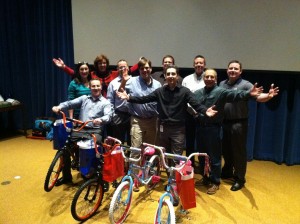 Sherwin-Williams Build-A-Bike in Cleveland, Ohio