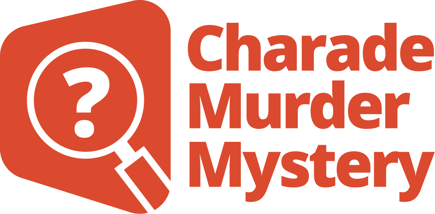 Charade Murder Mystery Logo Charade Murder Mystery Logo