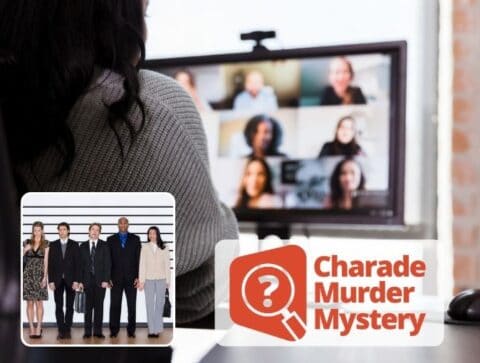 Charade Virtual Murder Mystery Activity and Event